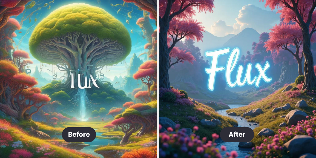 Before and After Flux