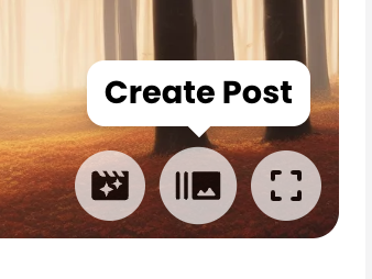 Create Post Button