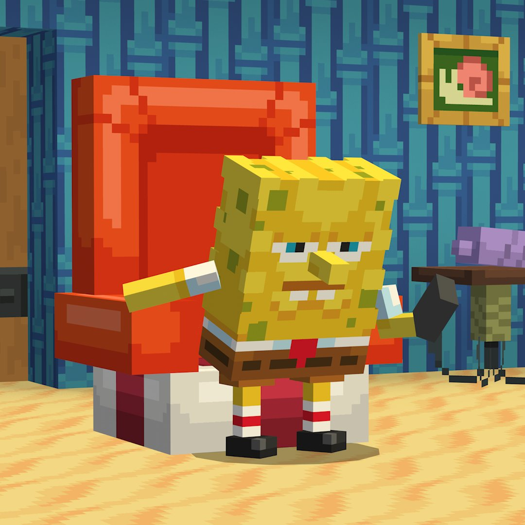 Spongebob dlc. Губка Боб квадратные штаны. Spongebob Minecraft. Spongebob DLC Minecraft. Spongebob Squarepants Minecraft.